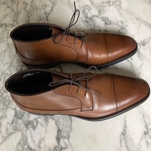 Men's Brown Leather Dress Shoes